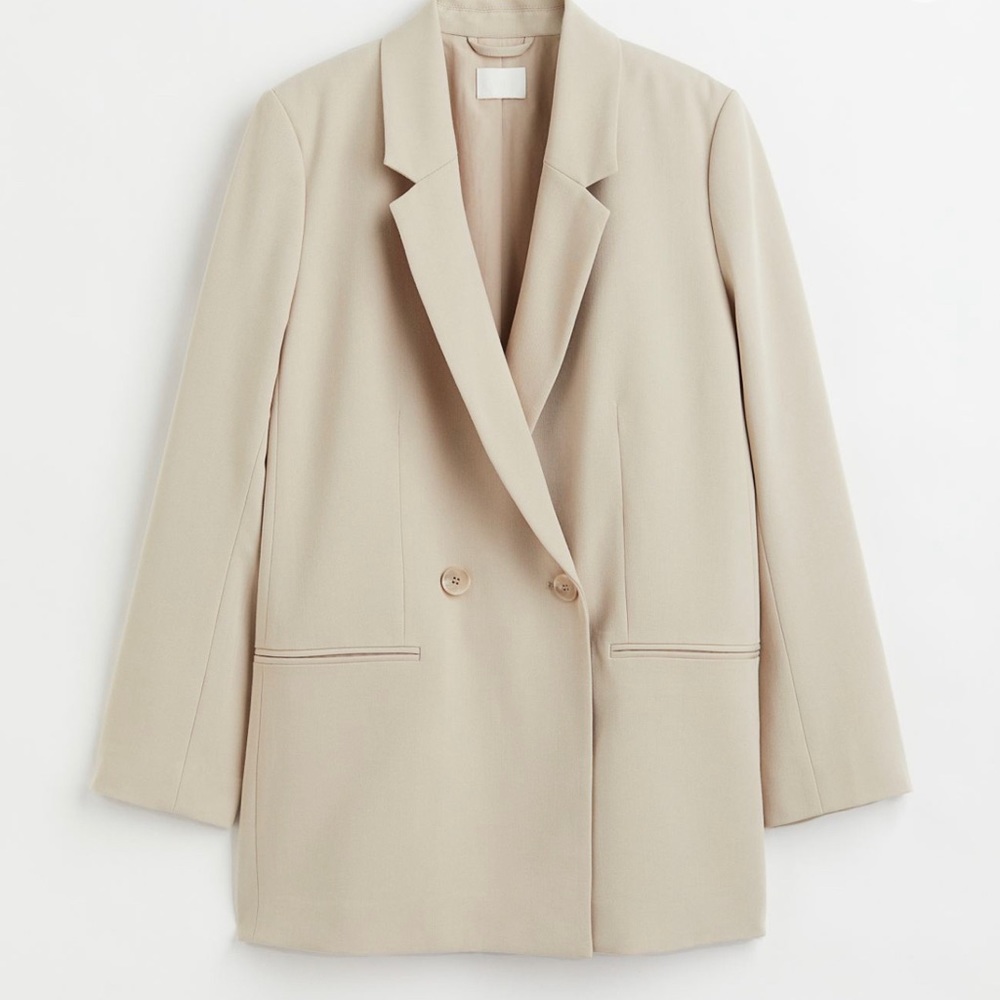Ladies H&M Beige Single-breasted Jacket